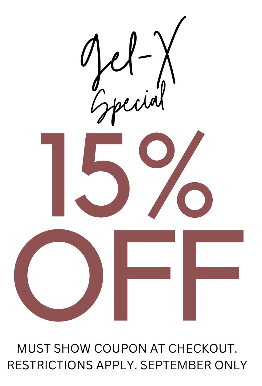 Gel X 15% off